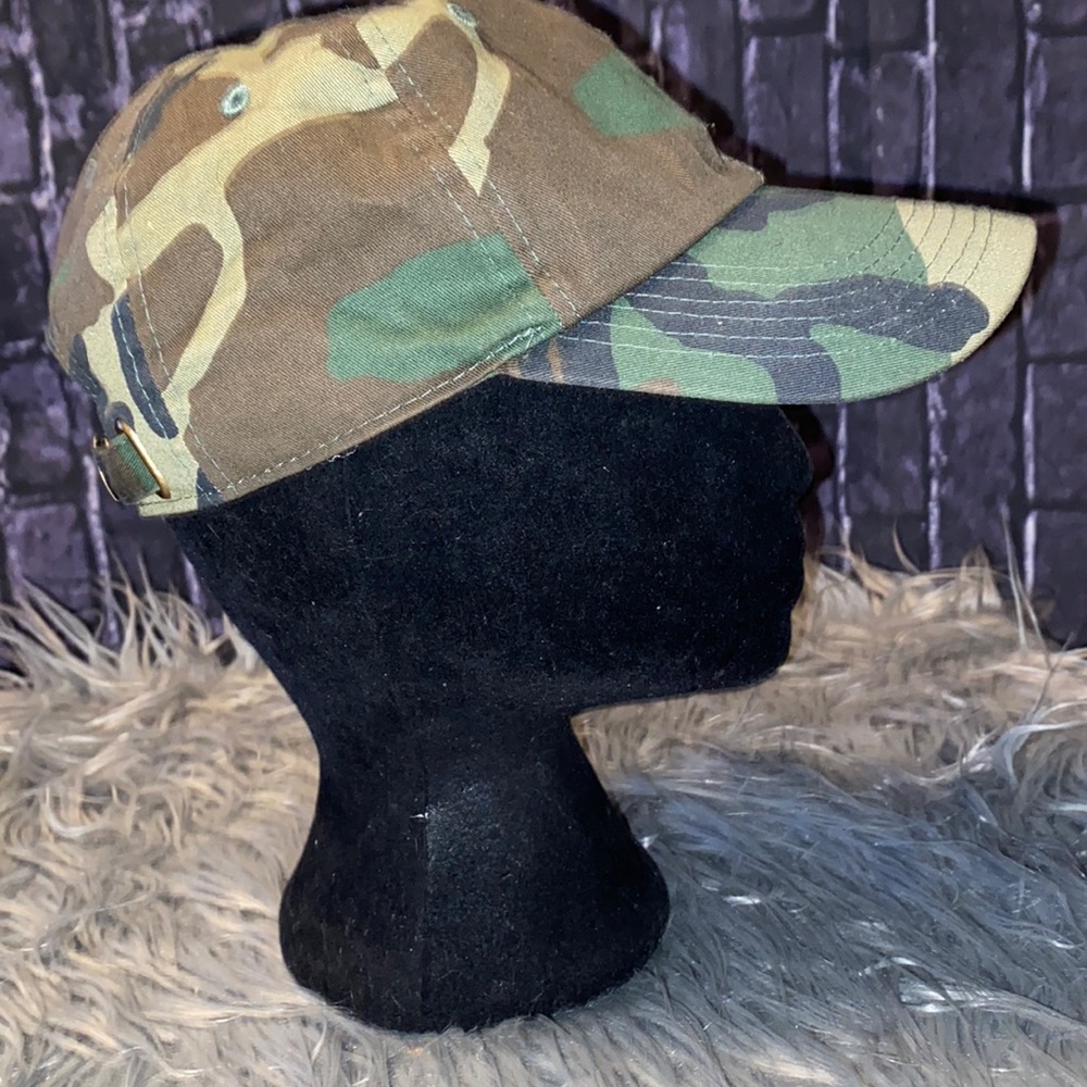 NEWHATTAN Camo Adjustable Cotton Baseball Cap One Size